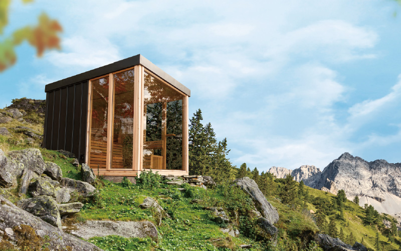 屋外サウナ設置イメージ