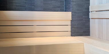 ベンチ下収納式サウナ