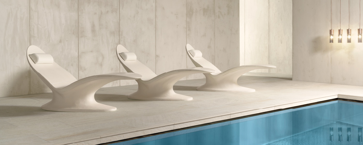 温熱機能付きセラミックチェア スパラウンジャーの製品写真